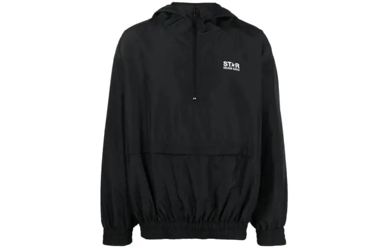 Golden Goose Deluxe Brand Half Zip Hooded Sweatshirt