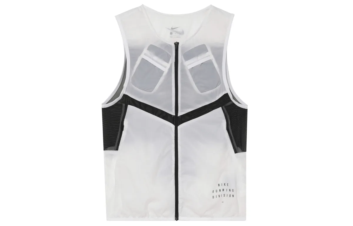 Nike Vests Men's White Crew Neck Moderate Other