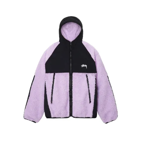 Stussy Sherpa Paneled Hooded Jacket