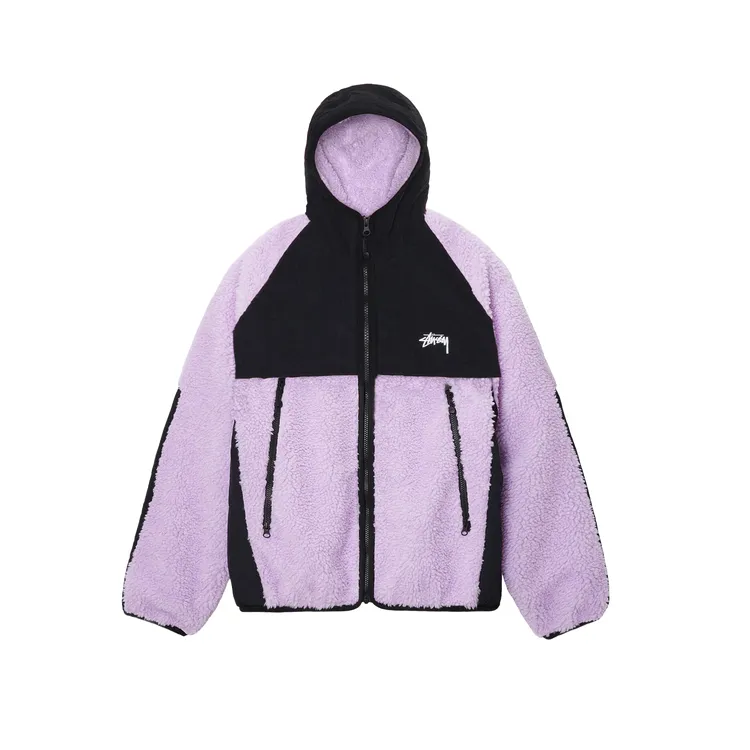 Stussy Sherpa Paneled Hooded Jacket