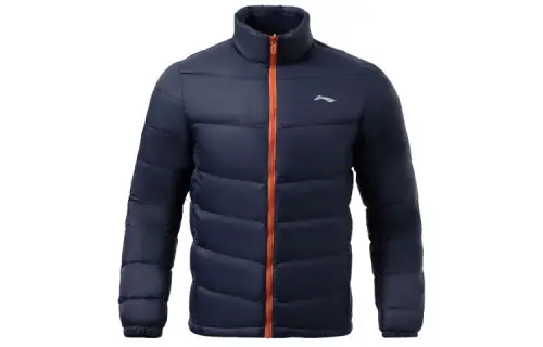 Li Ning Training Collection Fitness Collection Down Jacket Men's Dark Marine Blue