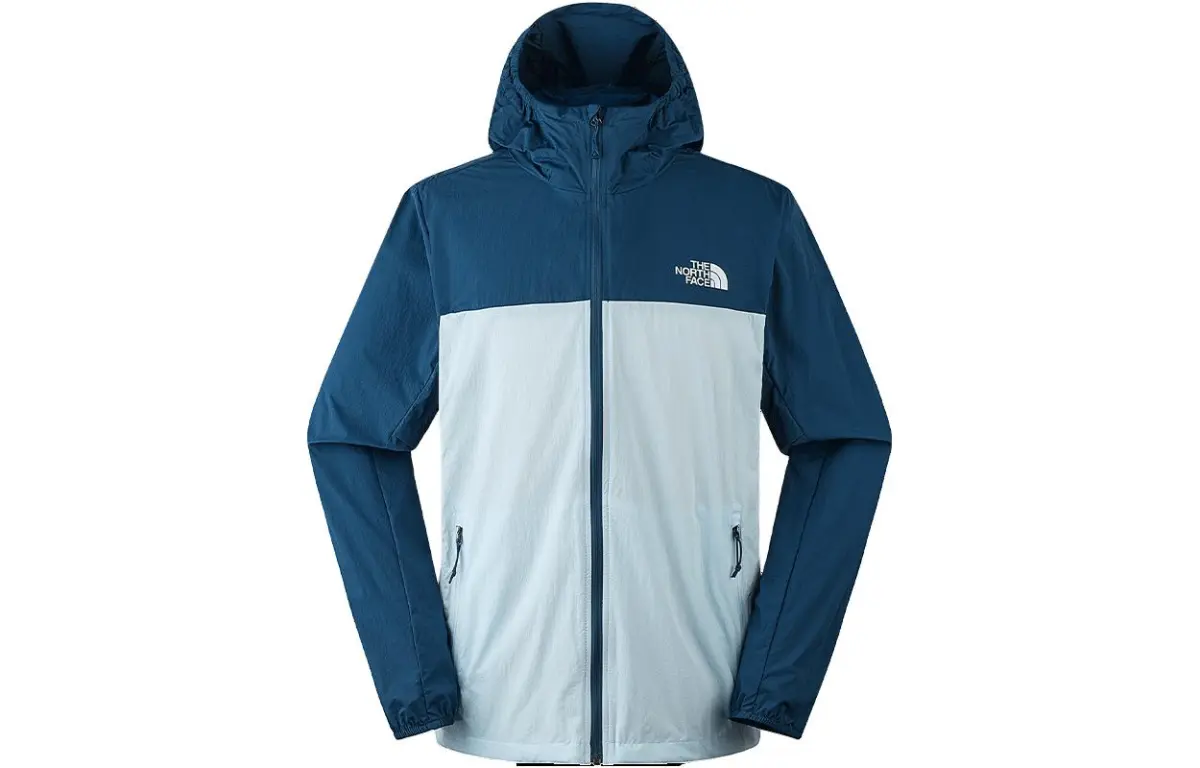 THE NORTH FACE UV Protection Windproof Sun Protection Clothing Multi Function Clothing Men's Fantasy Blue