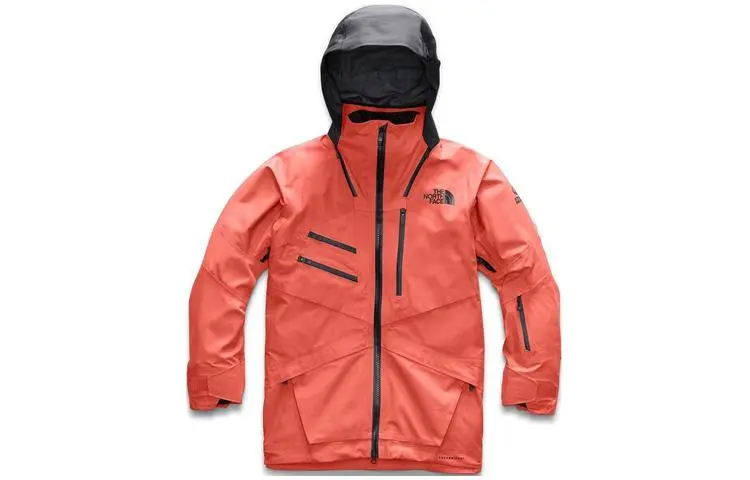 THE NORTH FACE Jackets Unisex Orange Hooded (Non-detachable) Moderate Straight Fit