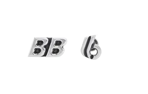 Balenciaga Stud Earrings Men's Silver