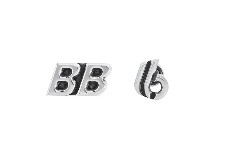 Balenciaga Stud Earrings Men's Silver