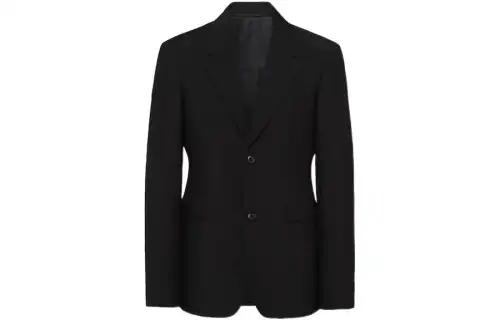 Prada single-breasted mohair-wool blazer