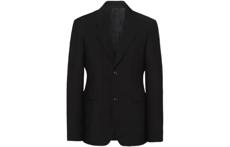 Prada single-breasted mohair-wool blazer