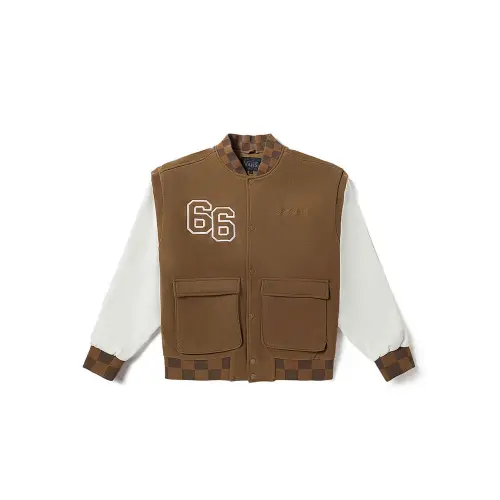Vans Jackets Unisex Brown Baseball Collar Moderate Other