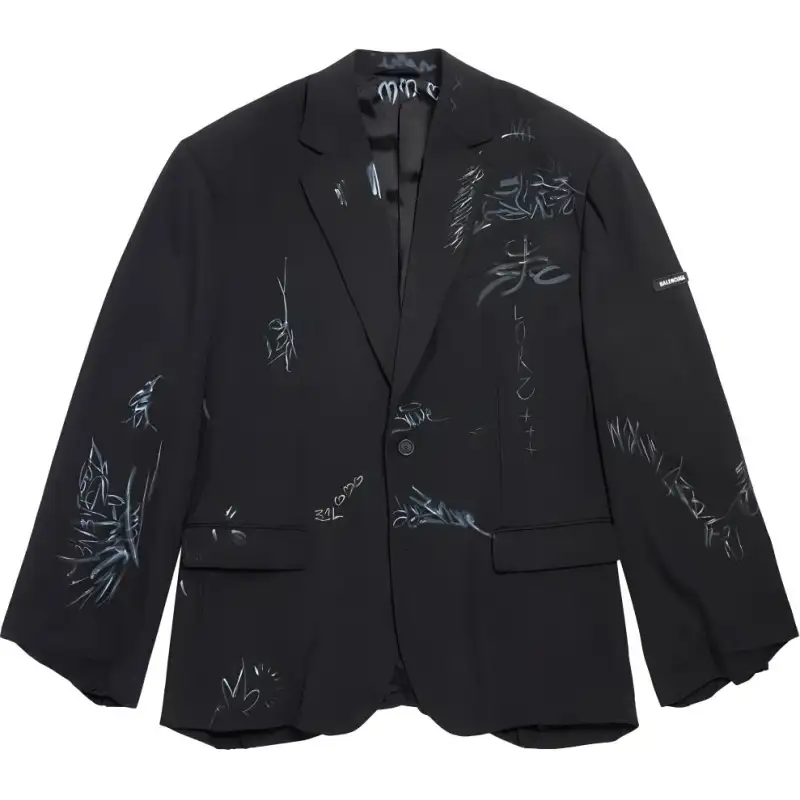 Balenciaga Graffiti Skater Tailored Blazer