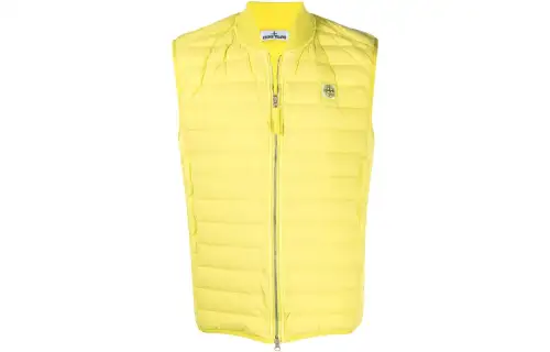 STONE ISLAND Vest Unisex Yellow