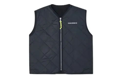Converse Vests Women's Black V Neck Moderate Other