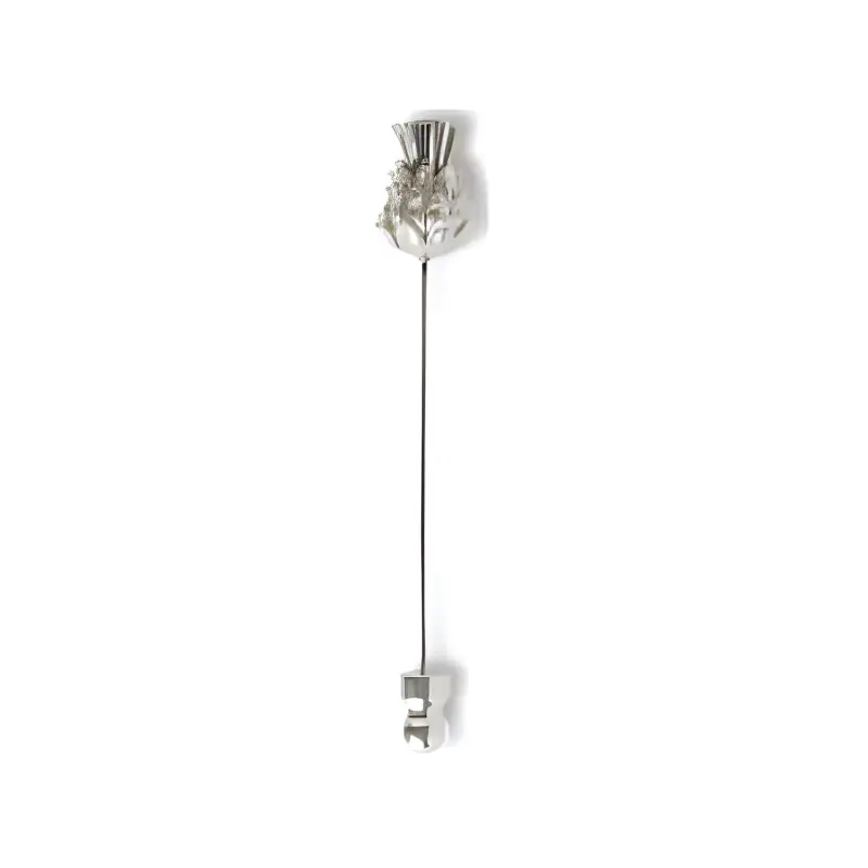 Loro Piana Brass Brooches Women's Silver