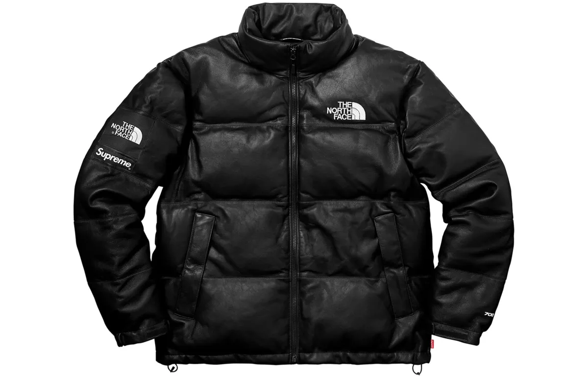 Supreme X The North Face Leather Nuptse Jacket