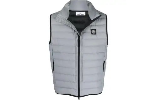 STONE ISLAND Vests Unisex Gray Moderate