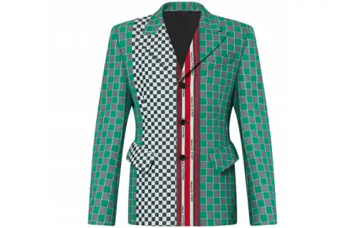 LOUIS VUITTON Business Suit Coat Men's Gray Green