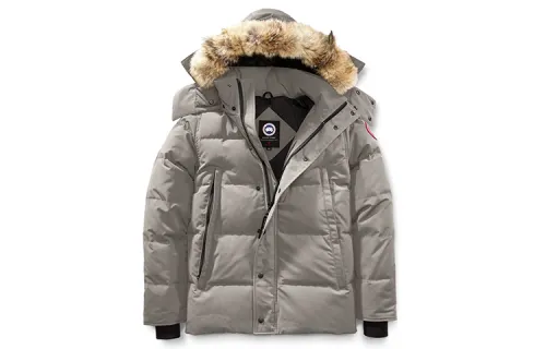 Canada Goose Wyndham Down Jacket Winter Men's Lime Gray