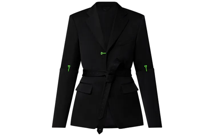 LOUIS VUITTON Business Suits Men's Black Suit Collar Moderate Business Suit