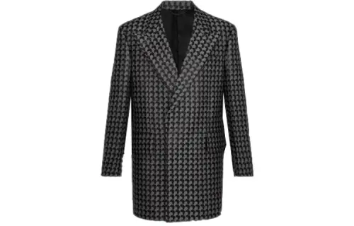 LOUIS VUITTON New Quarterly Products Of LV Business Suits Men's Black Suit Collar Moderate Other