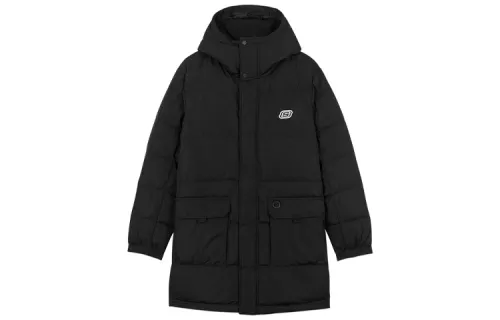 Skechers Down Jackets Men's Black Hooded Moderate Other