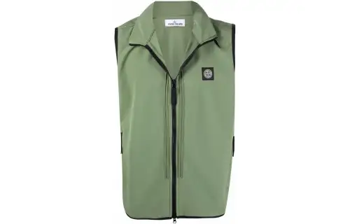 STONE ISLAND Vest Unisex Army Green