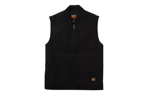 Timberland Vests Men's Black Stand Collar Moderate Other