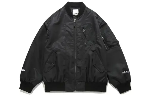 Guuka Jackets Men's Baseball Collar Moderate Pilot