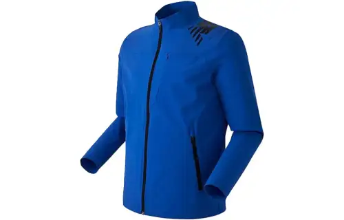New Balance Jackets Men's Blue Stand Collar Moderate Other