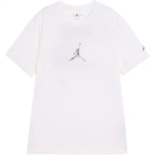 Jordan T Shirts Men's White Crew Neck Moderate