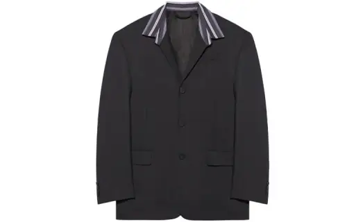 Balenciaga Business Suit Coat Unisex Black