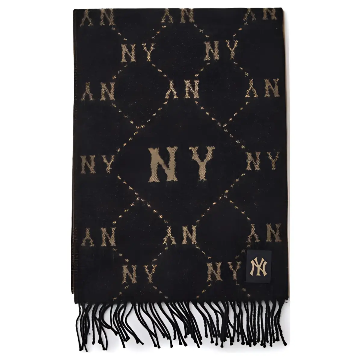 MLB Polyester Knit Scarves Unisex Black