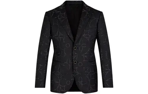 LOUIS VUITTON FW21 Business Suit Coat Men's Black