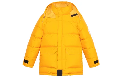 GUCCI X THE NORTH FACE Gucci X The North Face Down Jackets Men's Saffron Hooded Moderate