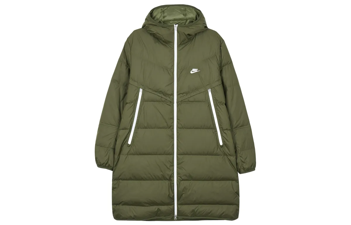Nike Down Jacket Winter Men's Army Green