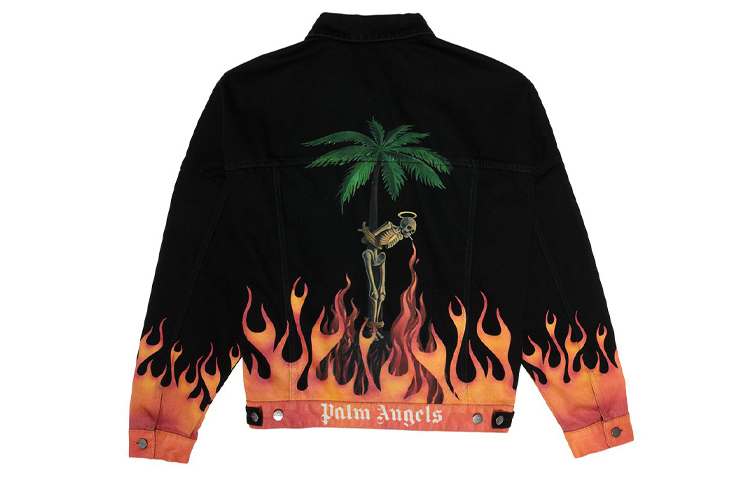 Мужские куртка PALM ANGELS (черная)