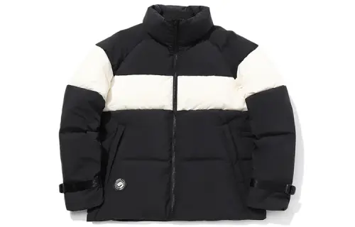 Li Ning Down Jackets Men's Black Stand Collar Moderate