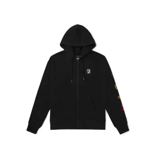 Vans Sweatshirts Unisex Black Hooded Moderate Regular