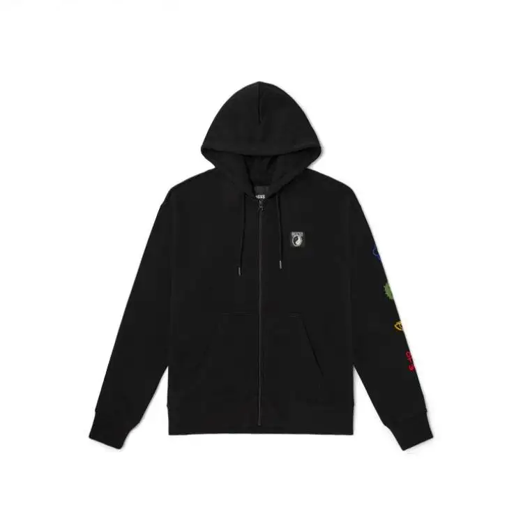Vans Sweatshirts Unisex Black Hooded Moderate Regular