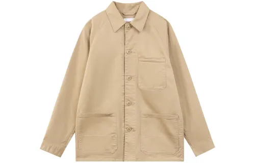 UNIQLO Jackets Unisex Camel Lapel Moderate Other