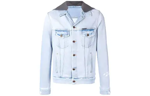 OFF WHITE SS19 Denim Jacket Men's Blue