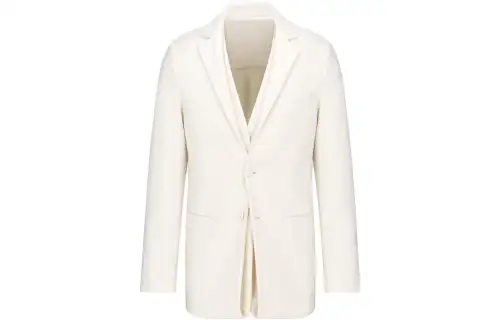 DIOR Business Suits Men's Ecru Moderate Business Suit