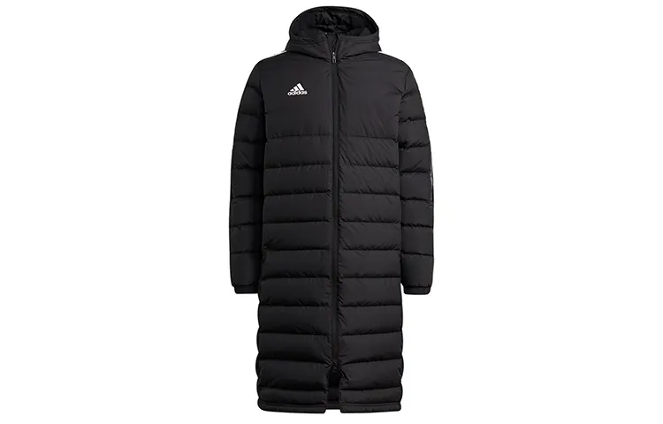 Adidas logo-detail padded coat