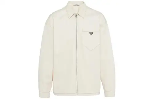 PRADA SS23 Denim Jacket Men's Beige