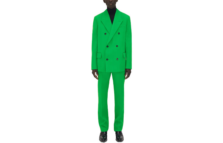 Bottega Veneta FW21 Business Suit Coat Men's Green