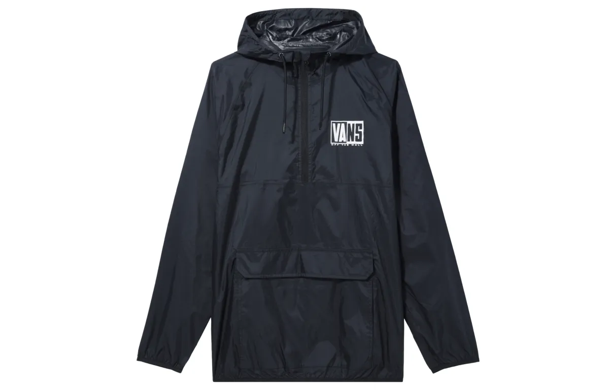 Vans Jackets Men's Black Hooded (Non-detachable) Thin