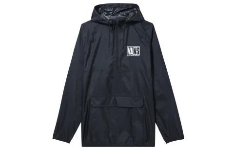 Vans Jackets Men's Black Hooded (Non-detachable) Thin