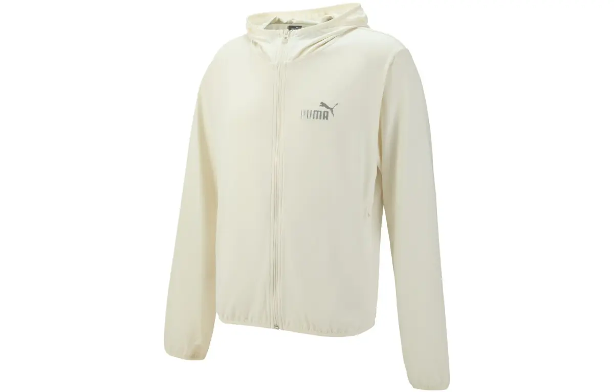 PUMA Jackets Unisex Pure White Hooded Moderate Other