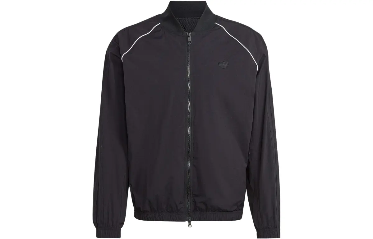 Adidas Originals SST Jackets Men's Black Baseball Collar Moderate Other