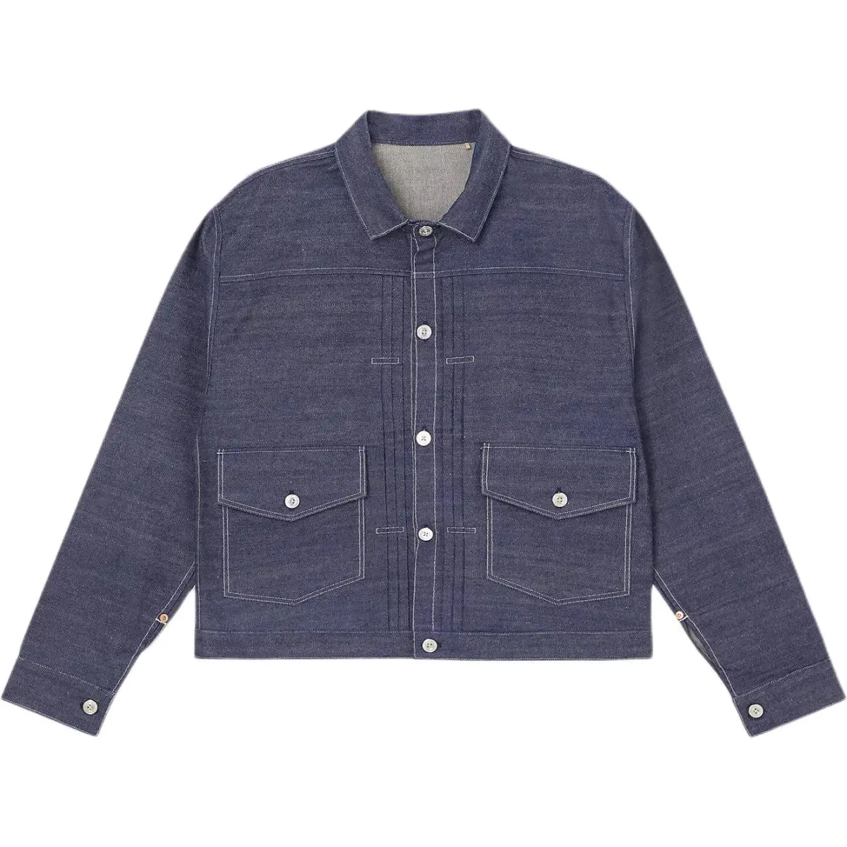 Levis Pleat-detail Denim Overshirt