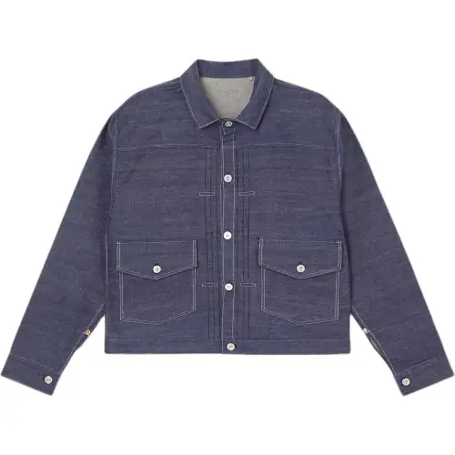 Levis Pleat-detail Denim Overshirt