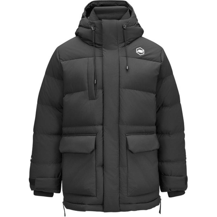 Мужской пуховик Skechers Down Jacket (карбон-черный)